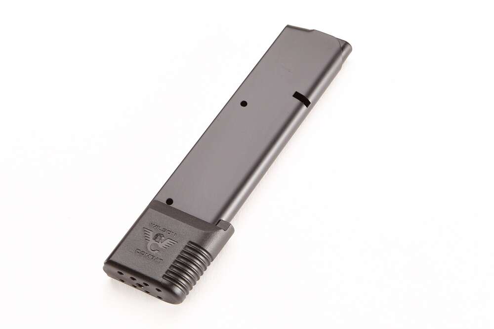 Magazines Wilson Combat Ready Series 45ACP Magazine 1911 .45 ACP Full-Size 10 Round Wrap-Around Base Pad Black